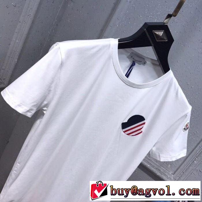 Tシャツ/半袖  2019春夏人気トレンドアイテムモンクレール MONCLER 注目度が高まり最新コレクション 3色可選