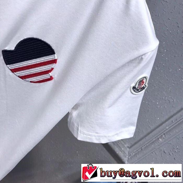 Tシャツ/半袖  2019春夏人気トレンドアイテムモンクレール MONCLER 注目度が高まり最新コレクション 3色可選