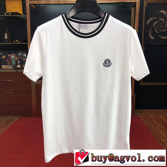 2019年夏の一押しファッションアイテム Tシャツ/半袖  人気夏ファションおすすめモンクレール MONCLER 2色可選