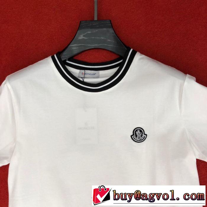 2019年夏の一押しファッションアイテム Tシャツ/半袖  人気夏ファションおすすめモンクレール MONCLER 2色可選