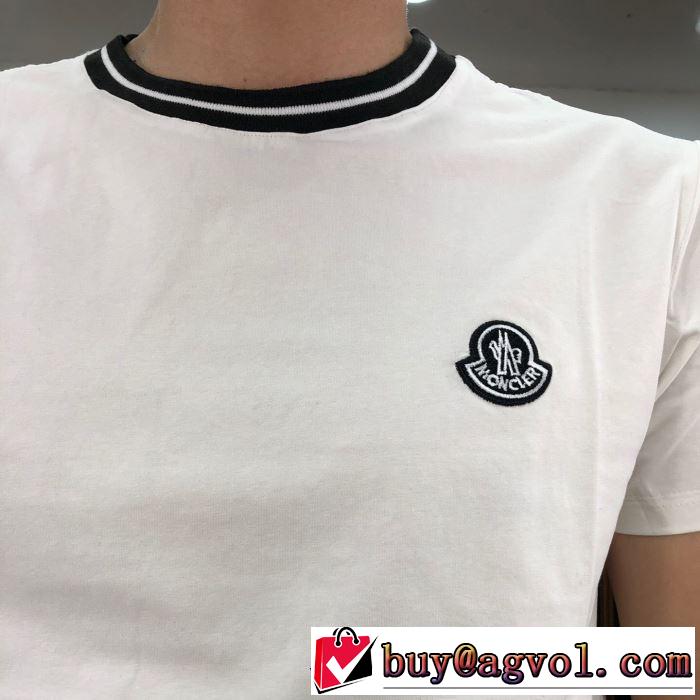 2019年夏の一押しファッションアイテム Tシャツ/半袖  人気夏ファションおすすめモンクレール MONCLER 2色可選