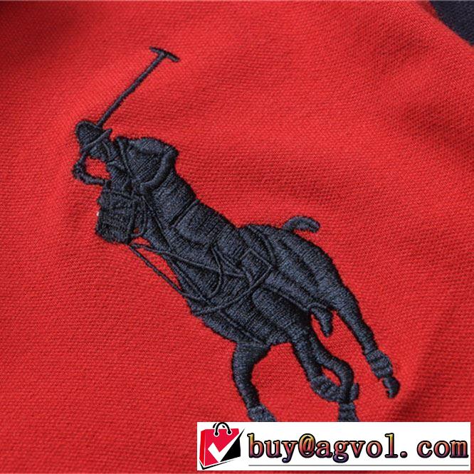 ポロ ラルフローレン海外セレブは大人気  Polo Ralph Lauren 4色可選 【2019年】夏のファッション  Tシャツ/半袖