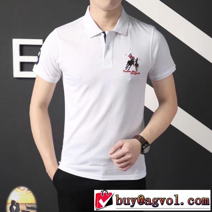 2019年春夏シーズンの人気 ポロ ラルフローレン Tシャツ/半袖  Polo Ralph Lauren 3色可選 入手超困難