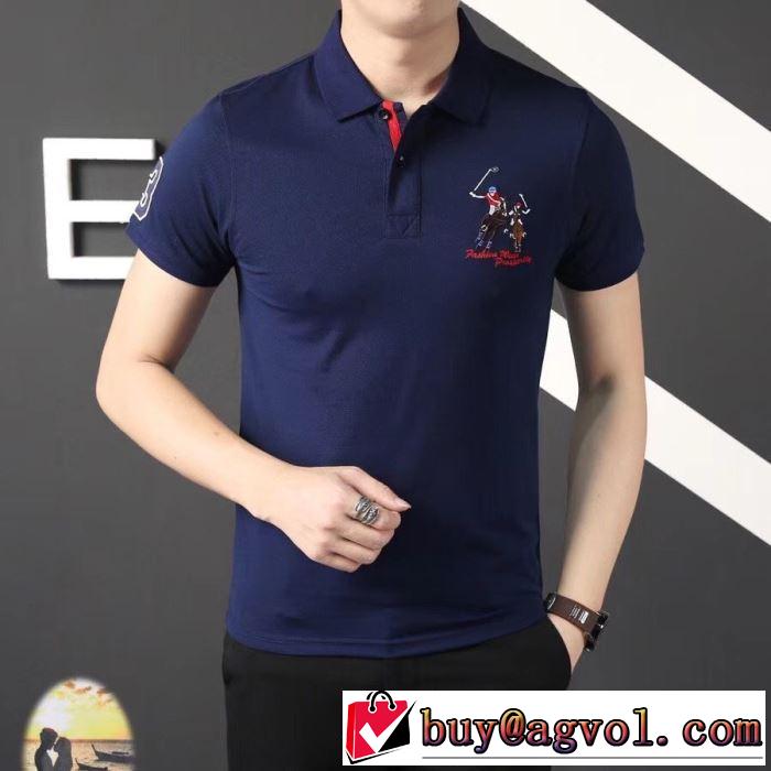2019年春夏シーズンの人気 ポロ ラルフローレン Tシャツ/半袖  Polo Ralph Lauren 3色可選 入手超困難