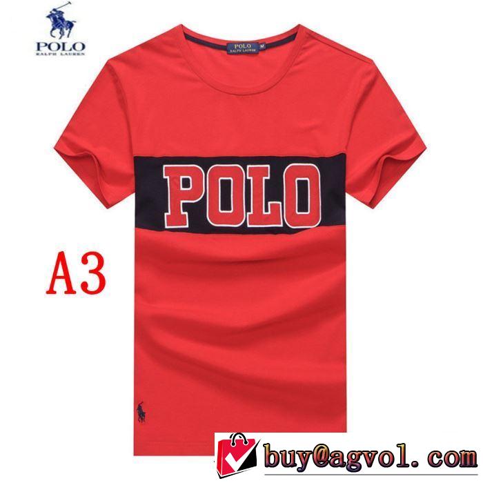 限定品 人気No.1 ポロ ラルフローレン2019年最新ファッション  Polo Ralph Lauren 3色可選   Tシャツ/半袖