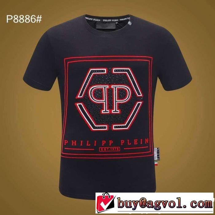 PHILIPP PLEIN フィリッププレイン 半袖Tシャツ 2色可選 今季のトレンド人気新作 特に注目したい