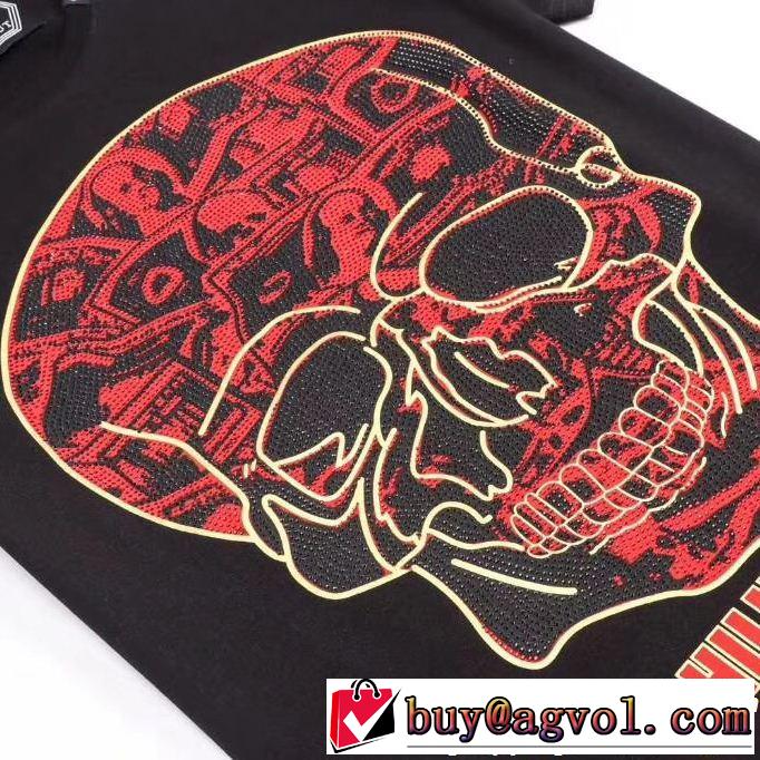 夏らしい爽やかさ PHILIPP PLEIN フィリッププレイン 半袖Tシャツ 2色可選 定番のスタイル春夏限定