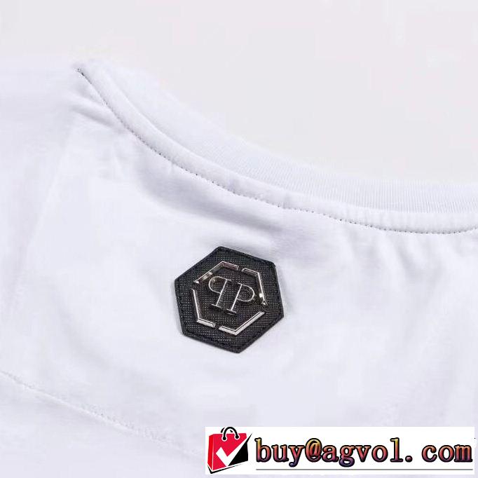 2019年春夏流行ファッション高級感が好評です PHILIPP PLEIN フィリッププレイン 半袖Tシャツ 2色可選