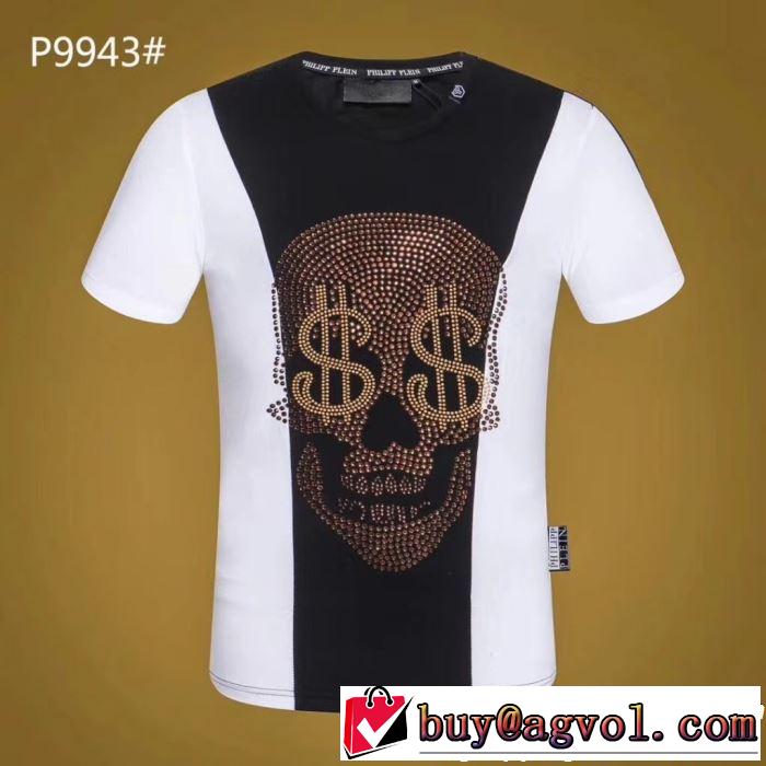  PHILIPP PLEIN 【2019春夏】最新コレクション Tシャツ/ティーシャツ フィリッププレイン  大人の余裕が漂う 