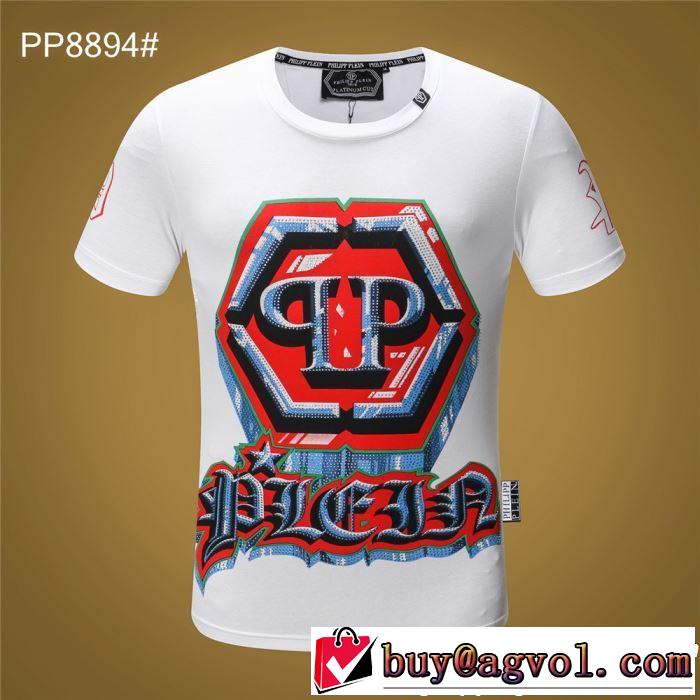  2019夏ファション新品 Tシャツ/ティーシャツ フィリッププレイン PHILIPP PLEIN 季節をまたい新作アイテム 