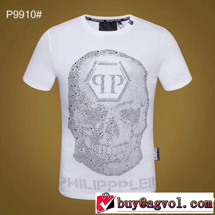  Tシャツ/ティーシャツ フィリッププレイン 夏のフレッシュな気分に PHILIPP PLEIN 2色可選 2019即旬な装いに 