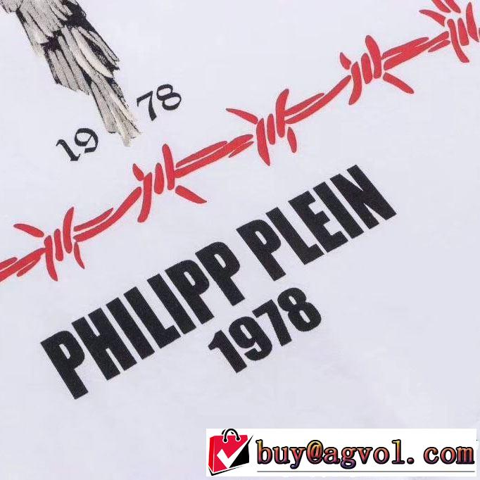 目を引く存在感抜群 Tシャツ/ティーシャツ フィリッププレイン PHILIPP PLEIN 2色可選2019春夏の大注目トレンド