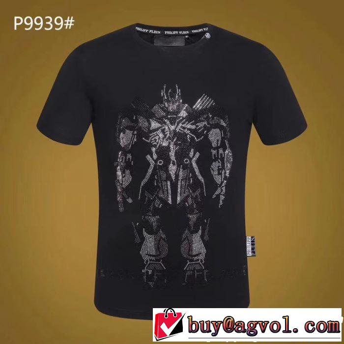  2019春夏トレンドアイテム  フィリッププレイン高級感が好評です PHILIPP PLEIN  Tシャツ/ティーシャツ