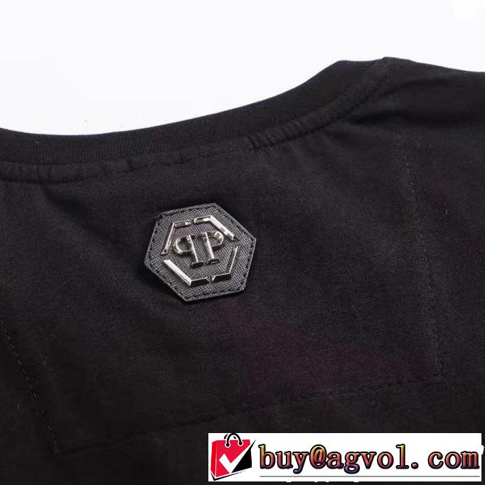 2019春夏トレンドアイテム  フィリッププレイン高級感が好評です PHILIPP PLEIN  Tシャツ/ティーシャツ