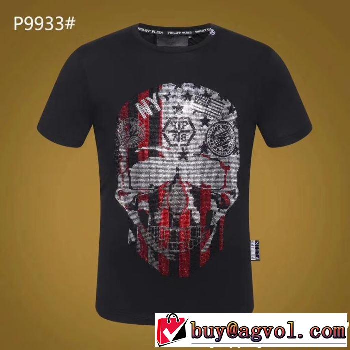  2019年の春夏に着たい Tシャツ/ティーシャツ 透け感優しいフィリッププレイン PHILIPP PLEIN 大人っぽく仕上げ 