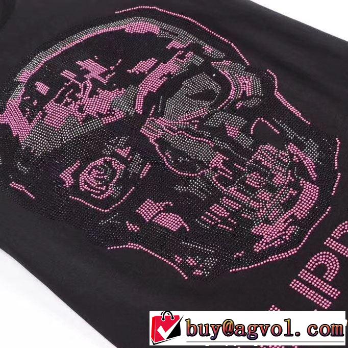 春夏の流行りトップス Tシャツ/ティーシャツ 2019春夏も引き続きトレンドフィリッププレイン PHILIPP PLEIN 2色可選
