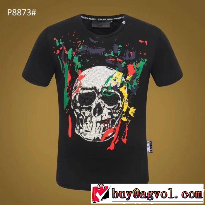  Tシャツ/ティーシャツ 2019年の春夏に着たい フィリッププレイン PHILIPP PLEIN 2色可選 透け感優しい 
