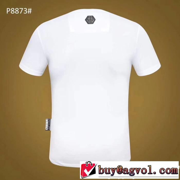 Tシャツ/ティーシャツ 2019年の春夏に着たい フィリッププレイン PHILIPP PLEIN 2色可選 透け感優しい