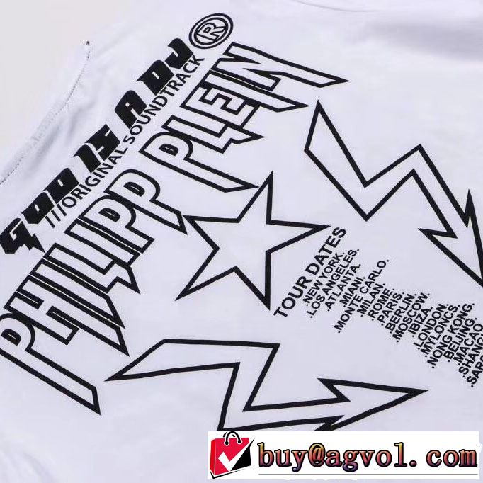 フィリッププレイン PHILIPP PLEIN  大人っぽく仕上げ Tシャツ/ティーシャツ 2色可選 春夏の流行り2019新品