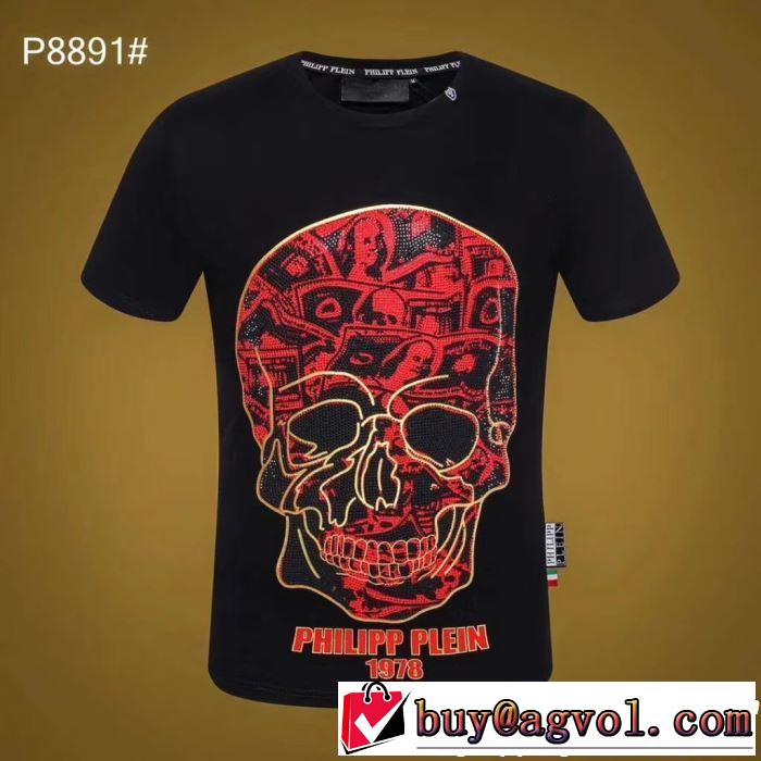PHILIPP PLEIN 夏大人気のアイテム Tシャツ/ティーシャツ フィリッププレイン 2色可選 春夏の流行り2019新品