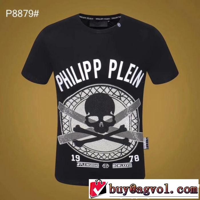  2色可選春夏に役立つカジュアル Tシャツ/ティーシャツ フィリッププレイン PHILIPP PLEIN 2019春夏トレンドアイテム 