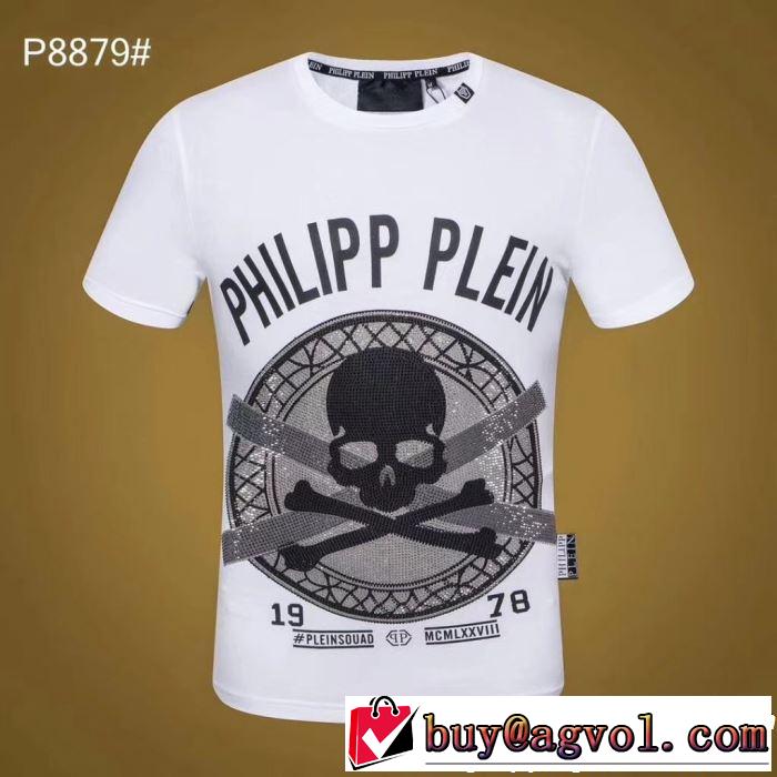 2色可選春夏に役立つカジュアル Tシャツ/ティーシャツ フィリッププレイン PHILIPP PLEIN 2019春夏トレンドアイテム