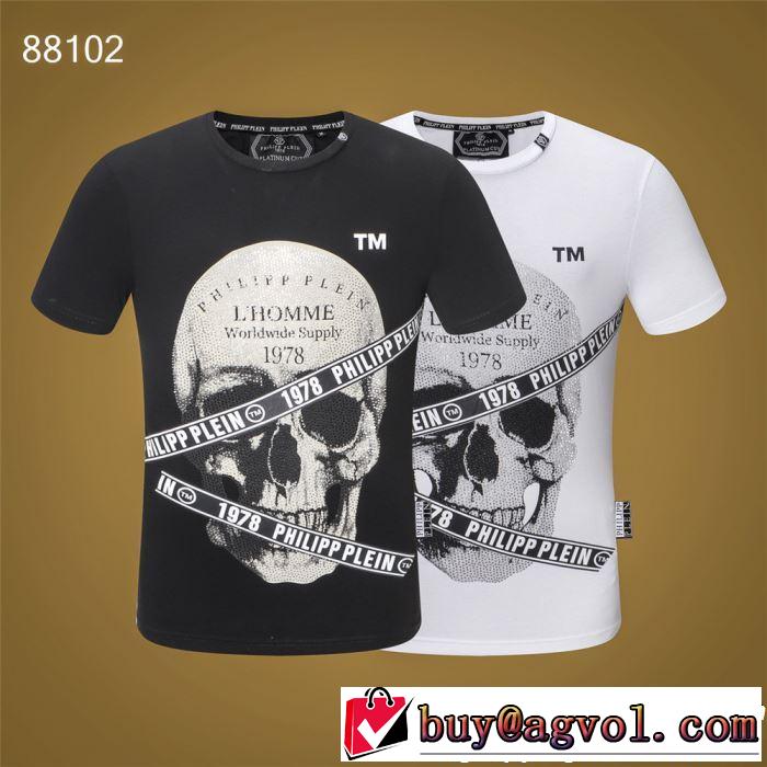 2019夏ファション新品  フィリッププレイン PHILIPP PLEIN 2色可選 季節をまたい新作アイテムTシャツ/ティーシャツ 