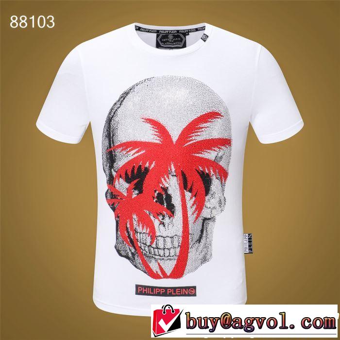 Tシャツ/ティーシャツ 2色可選 ぐっと鮮度がアップ フィリッププレイン PHILIPP PLEIN 2019年春夏のトレンドアイテム