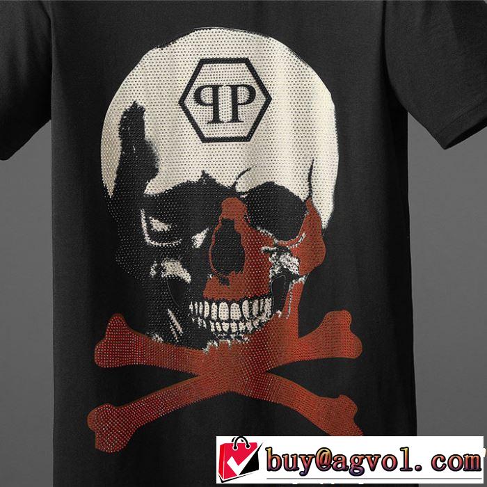 フィリッププレイン PHILIPP PLEIN  夏のフレッシュな気分に Tシャツ/ティーシャツ 2色可選 2019即旬な装いに