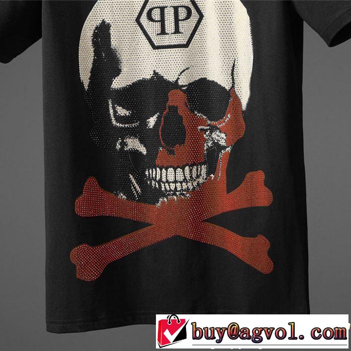 フィリッププレイン PHILIPP PLEIN  夏のフレッシュな気分に Tシャツ/ティーシャツ 2色可選 2019即旬な装いに