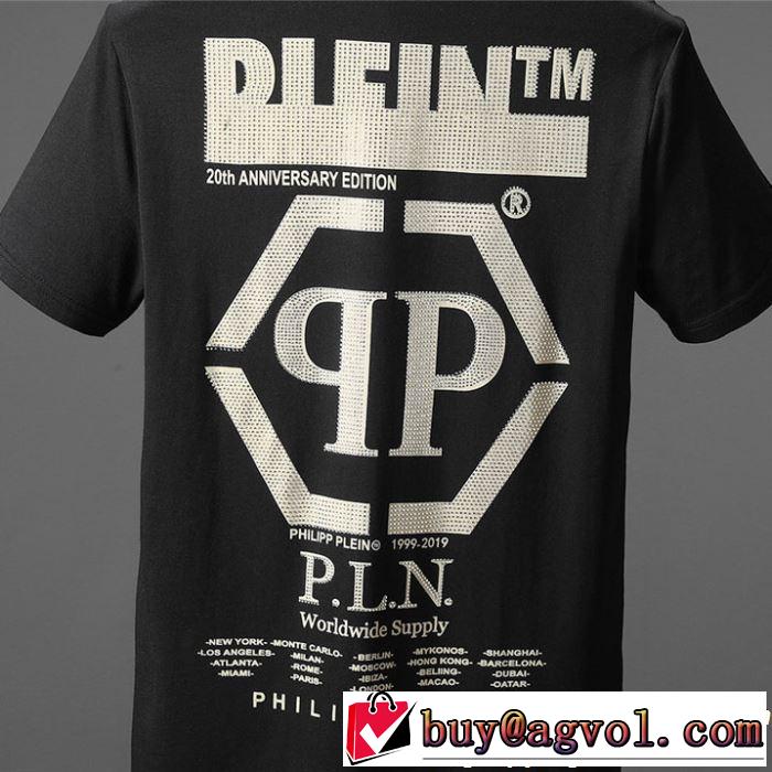 大人のカジュアルスタイル Tシャツ/ティーシャツ  2色可選フィリッププレイン PHILIPP PLEIN 2019SSのトレンド商品
