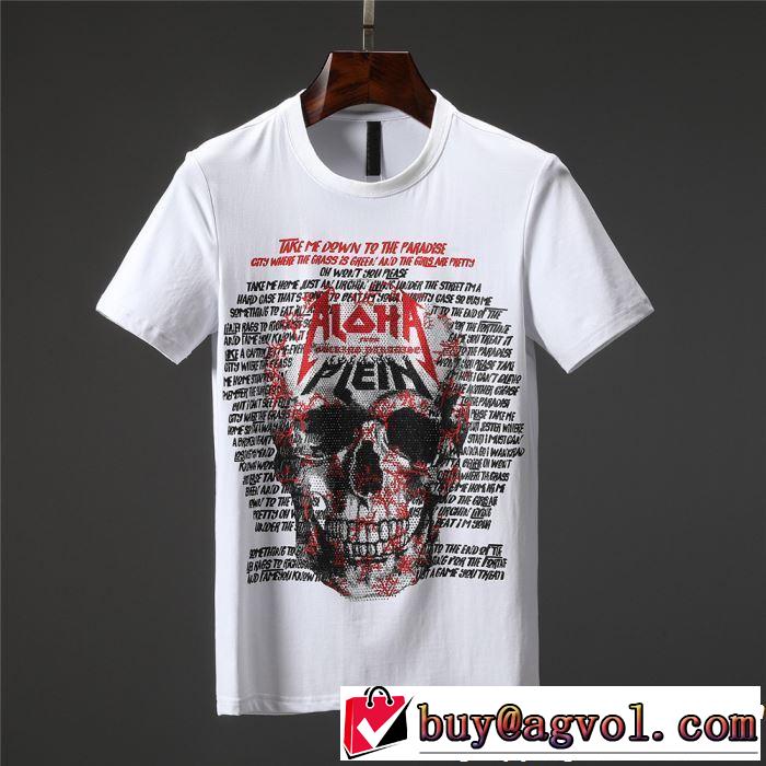  2色可選リラックススタイルが実現 Tシャツ/ティーシャツ フィリッププレイン PHILIPP PLEIN  《2019年》今、注目のストリート