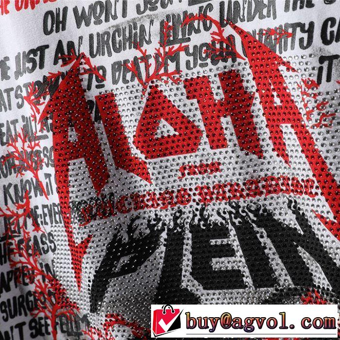 2色可選リラックススタイルが実現 Tシャツ/ティーシャツ フィリッププレイン PHILIPP PLEIN  《2019年》今、注目のストリート