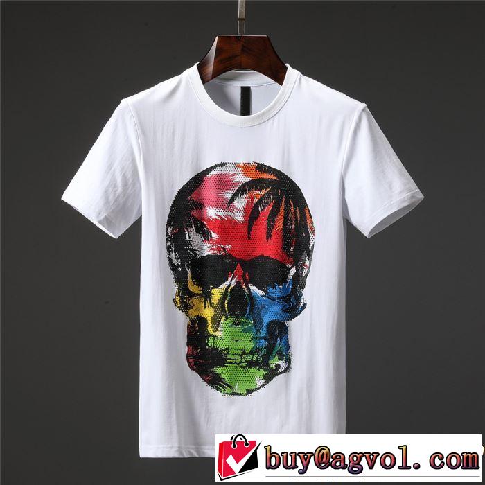  2019年春夏流行ファッション Tシャツ/ティーシャツ フィリッププレイン PHILIPP PLEIN 2色可選新しい斬新なスタイル 