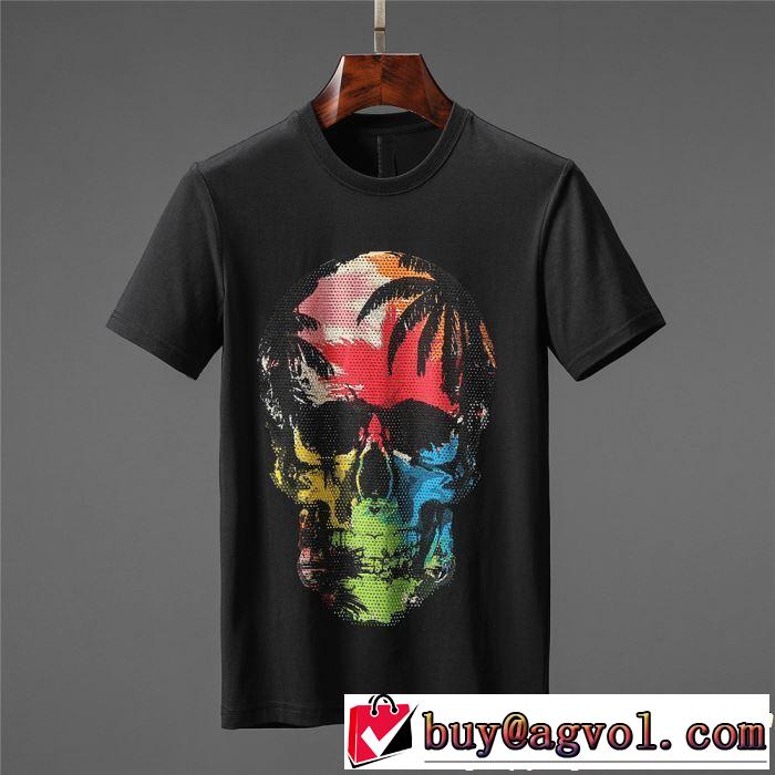 2019年春夏流行ファッション Tシャツ/ティーシャツ フィリッププレイン PHILIPP PLEIN 2色可選新しい斬新なスタイル