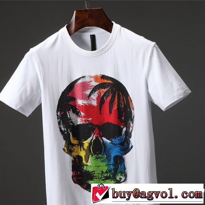 2019年春夏流行ファッション Tシャツ/ティーシャツ フィリッププレイン PHILIPP PLEIN 2色可選新しい斬新なスタイル