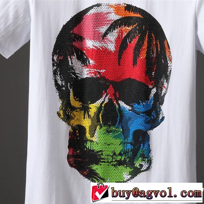 2019年春夏流行ファッション Tシャツ/ティーシャツ フィリッププレイン PHILIPP PLEIN 2色可選新しい斬新なスタイル
