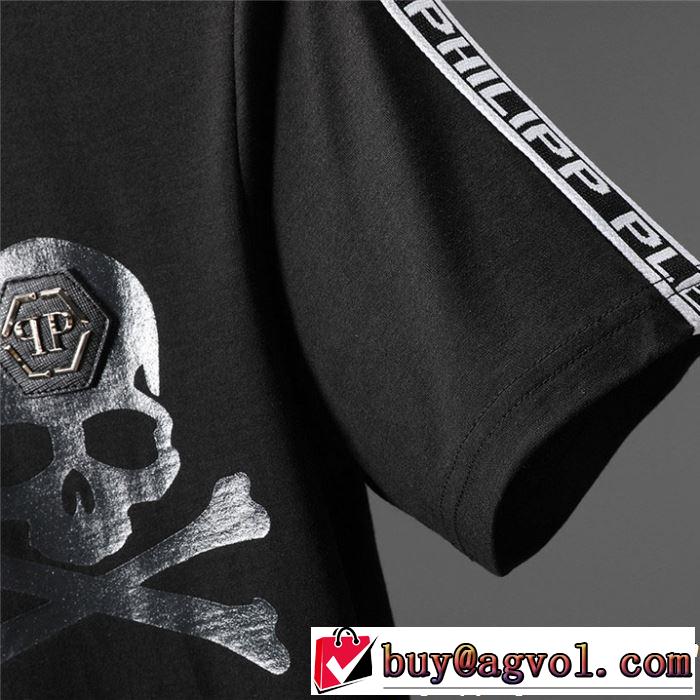 PHILIPP PLEIN 2色可選 定番のスタイル春夏限定 Tシャツ/ティーシャツ 2019夏ファション新品 フィリッププレイン