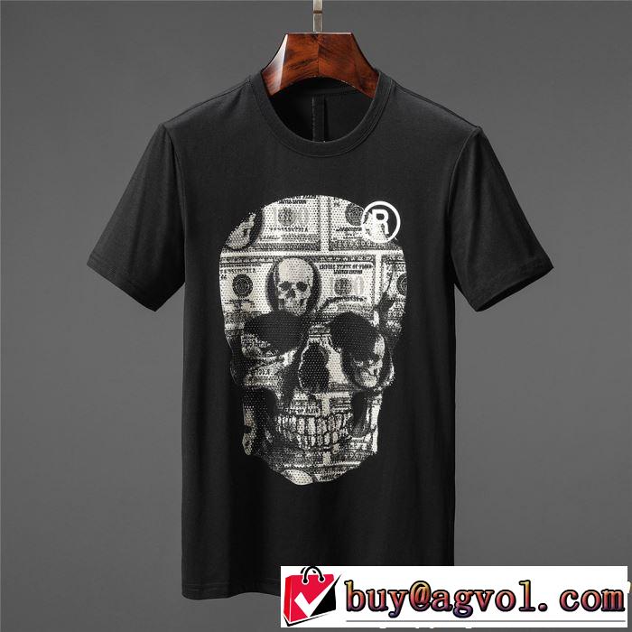 2019SSのトレンド商品 Tシャツ/ティーシャツ2色可選 フィリッププレイン PHILIPP PLEIN  快適な着心地