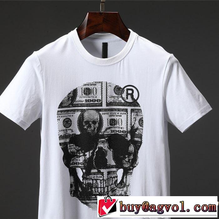 2019SSのトレンド商品 Tシャツ/ティーシャツ2色可選 フィリッププレイン PHILIPP PLEIN  快適な着心地