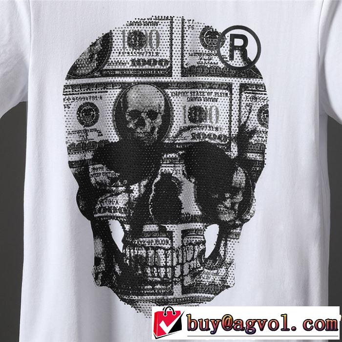 2019SSのトレンド商品 Tシャツ/ティーシャツ2色可選 フィリッププレイン PHILIPP PLEIN  快適な着心地