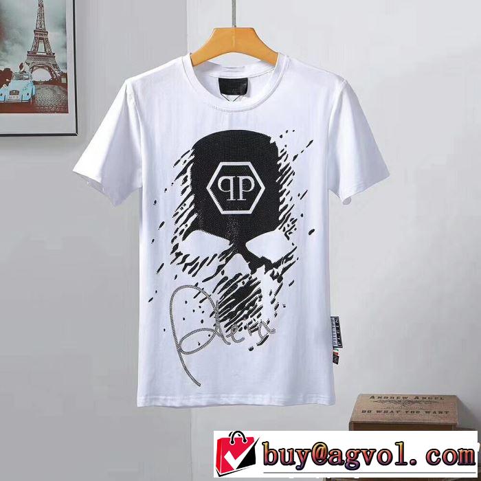 フィリッププレイン PHILIPP PLEIN Tシャツ/ティーシャツ 2色可選 2019年の春夏に着たい オシャレアイテム