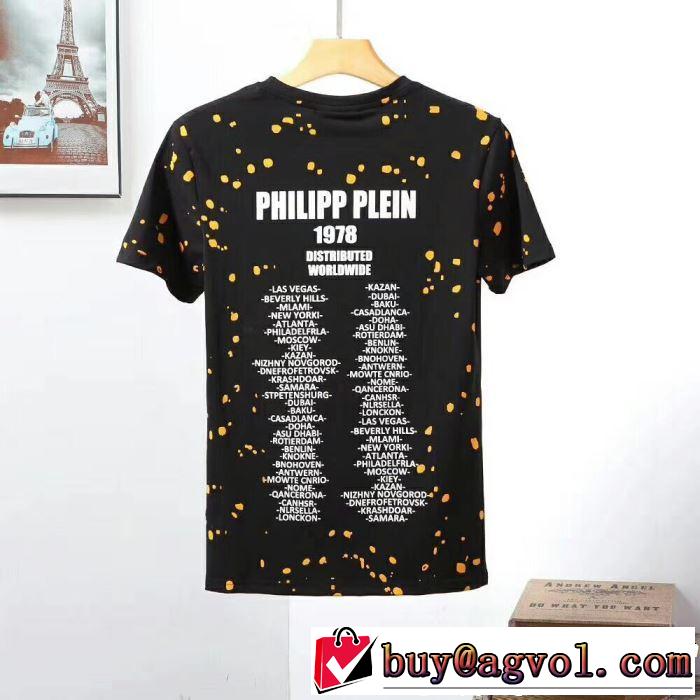 PHILIPP PLEIN Tシャツ/ティーシャツ 2色可選 《2019年》今、注目のストリート カジュアルさ フィリッププレイン