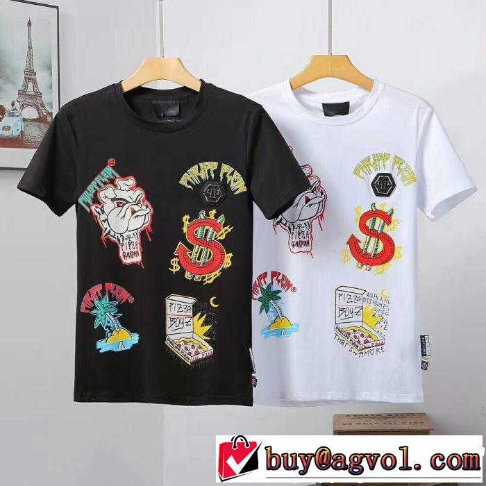 Tシャツ/ティーシャツ 2色可選 【2019春夏】最新コレクション オシャレ上級者に フィリッププレイン PHILIPP PLEIN