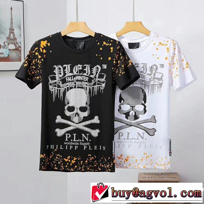 フィリッププレイン PHILIPP PLEIN Tシャツ/ティーシャツ 2色可選 2019春夏のトレンド新商品 オシャレ印象で人気の高い