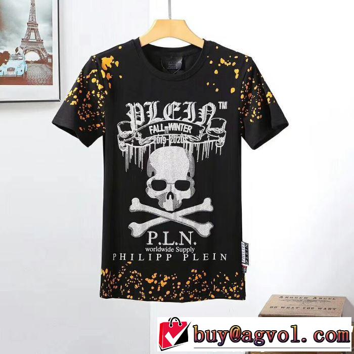フィリッププレイン PHILIPP PLEIN Tシャツ/ティーシャツ 2色可選 2019春夏のトレンド新商品 オシャレ印象で人気の高い