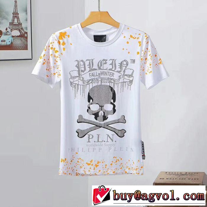 フィリッププレイン PHILIPP PLEIN Tシャツ/ティーシャツ 2色可選 2019春夏のトレンド新商品 オシャレ印象で人気の高い