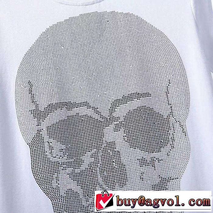PHILIPP PLEIN Tシャツ/ティーシャツ 2色可選 2019春夏の大注目トレンド お洒落トレンド人気 フィリッププレイン