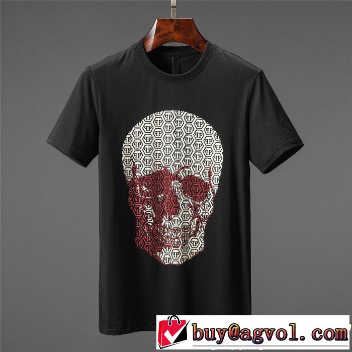 きちんと感をプラス フィリッププレイン PHILIPP PLEIN Tシャツ/ティーシャツ 2色可選 2019春夏人気トレンドアイテム