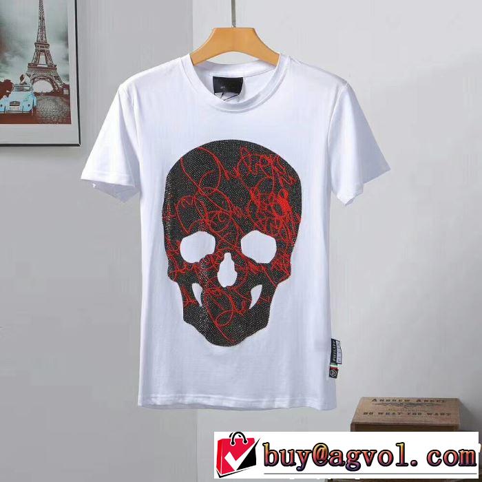 フィリッププレイン PHILIPP PLEIN Tシャツ/ティーシャツ 2色可選 2019即旬な装いに オススメしたい最新注目ファション